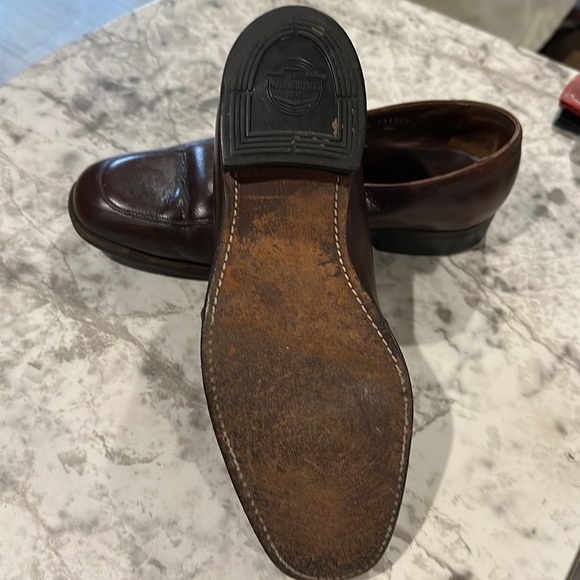 Florsheim Men's Brown Dress Casual Shoes Leather Slip On Loafer 10-10.5 D - Picture 8 of 10